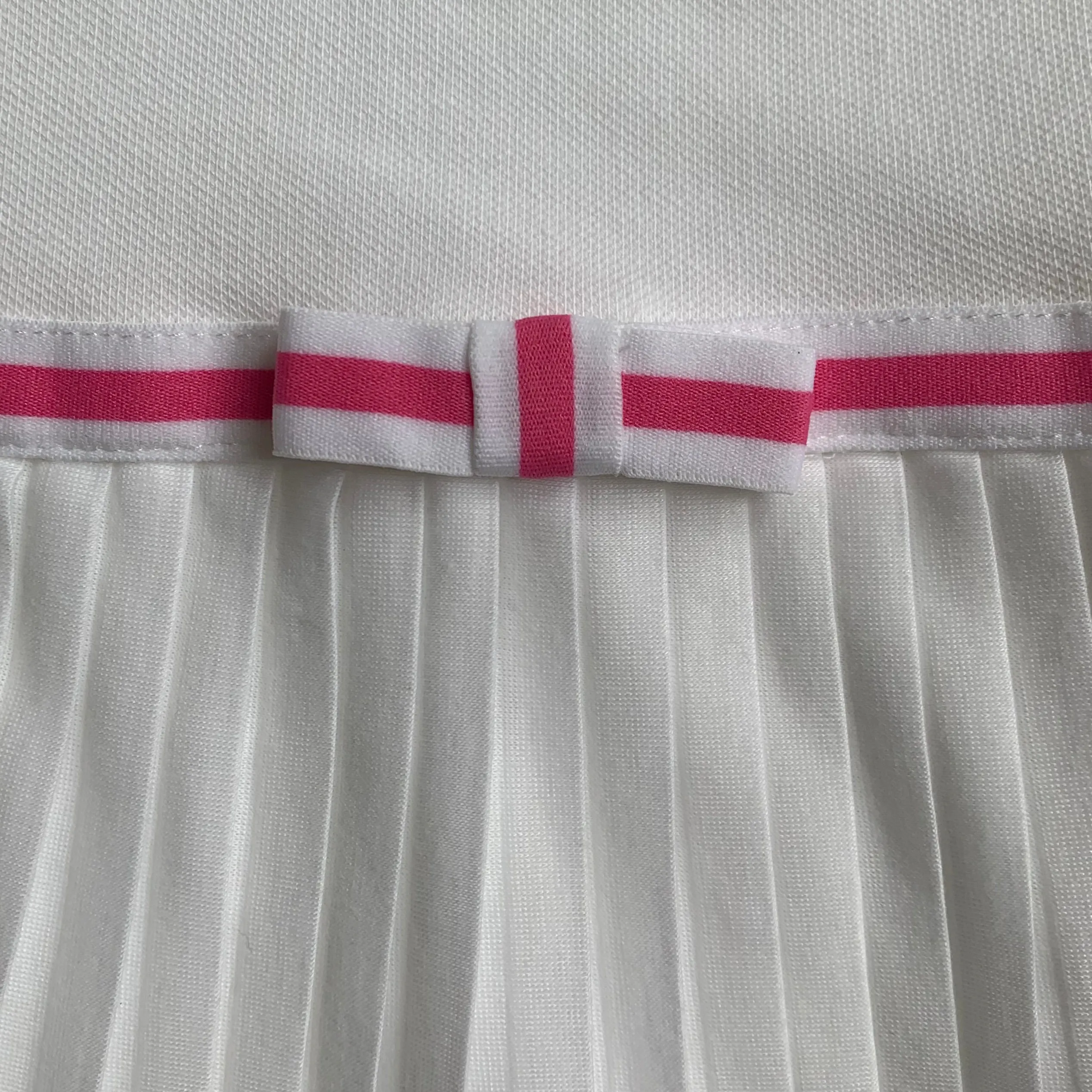 Ralph Lauren White Polo Dress With Pleat Skirt: 7 Years