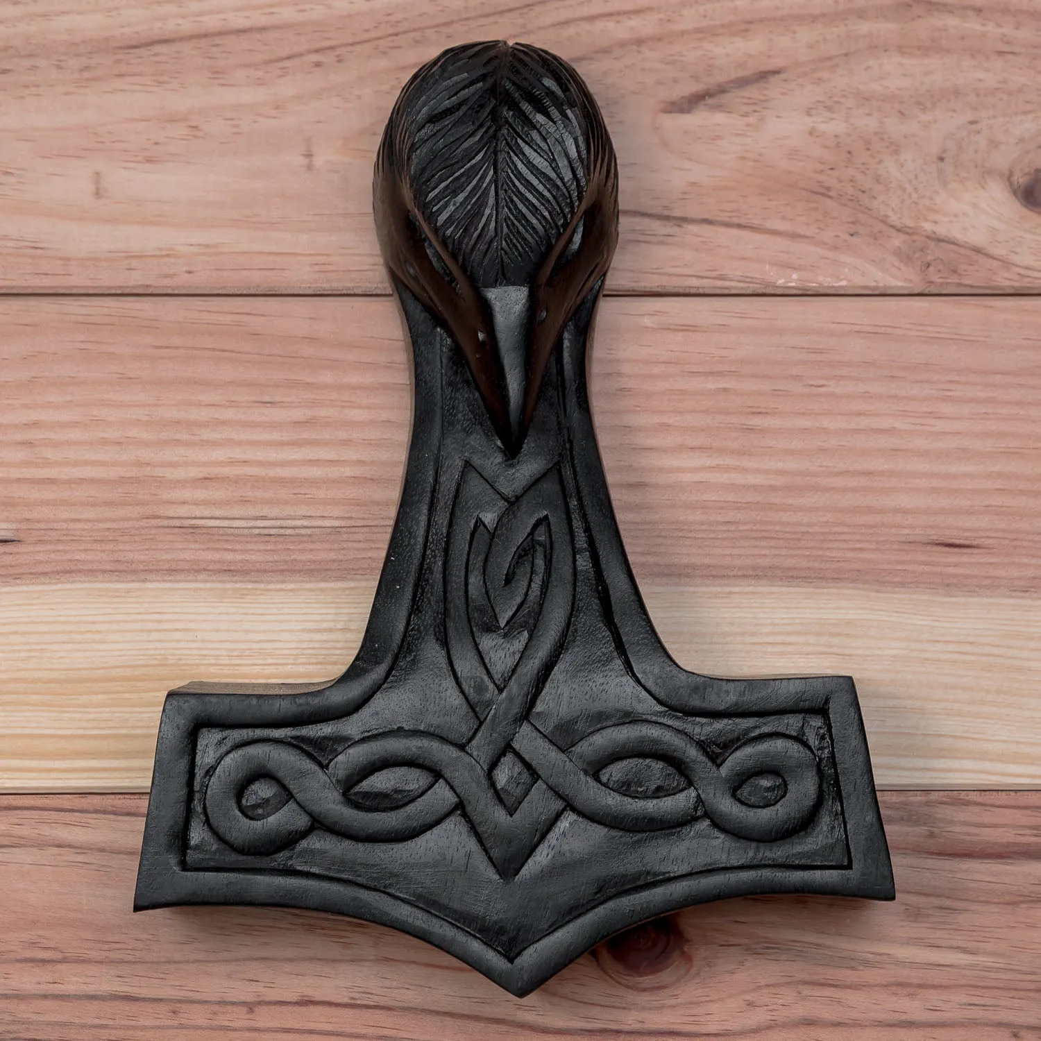 Raven Thor's Hammer Wall Hanging