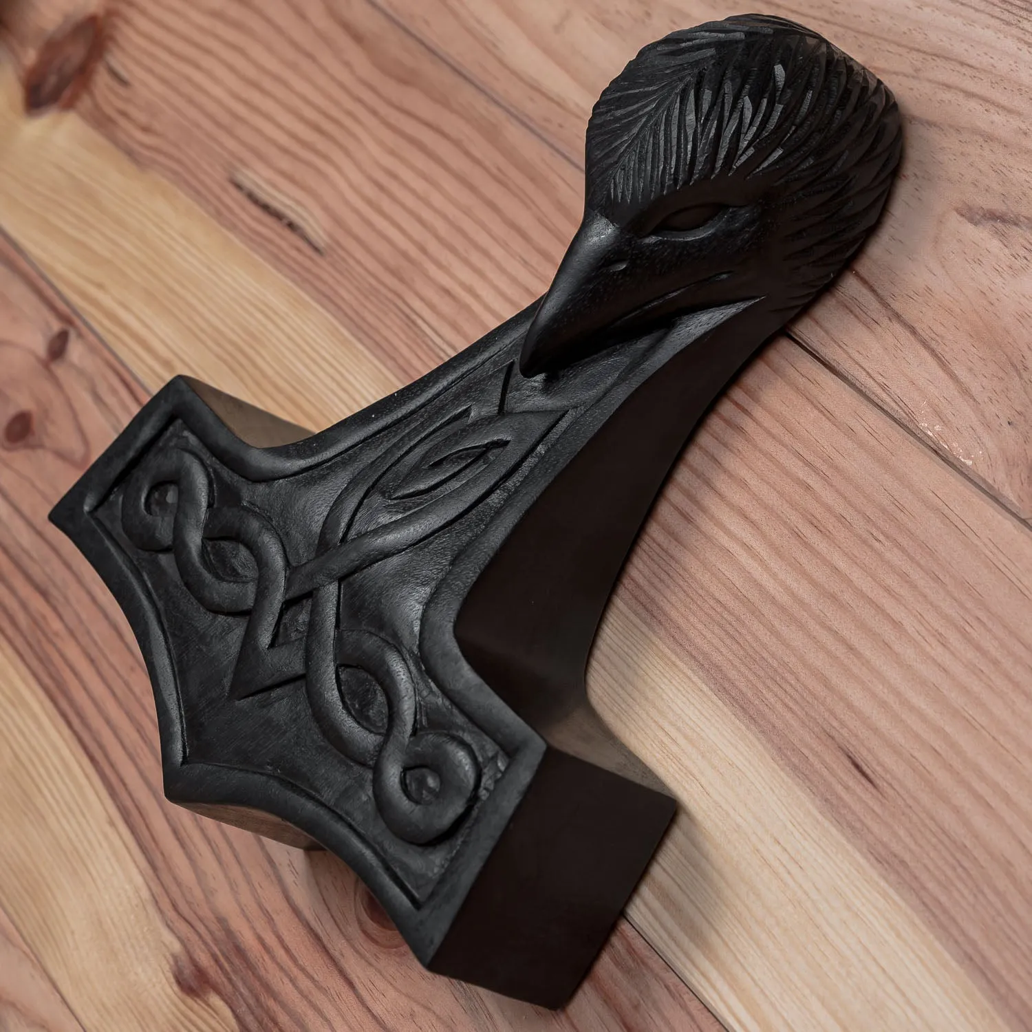 Raven Thor's Hammer Wall Hanging