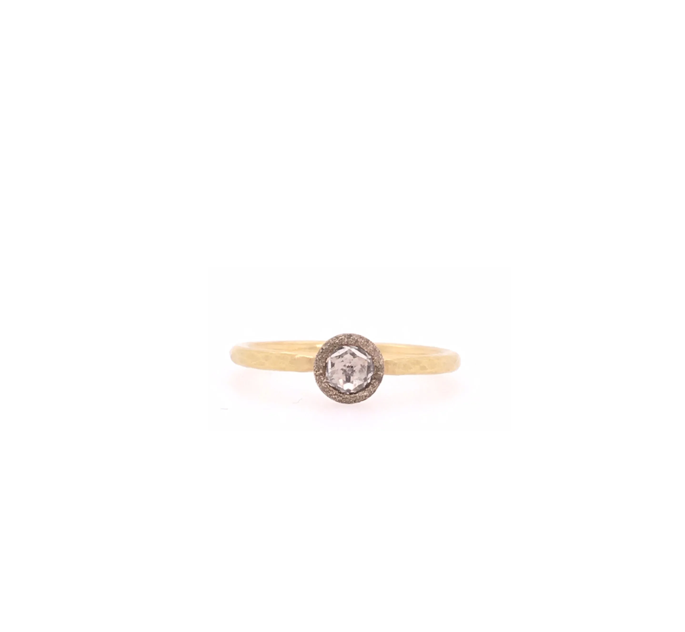 Rose Cut Diamond Ring