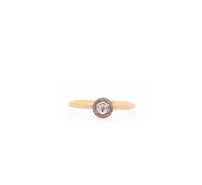 Rose Cut Diamond Ring