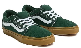 shoes Vans Chukka Low Sidestripe - Dark Green/Gum - men´s