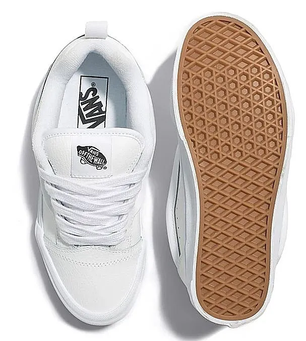 shoes Vans Knu Skool Leather - White