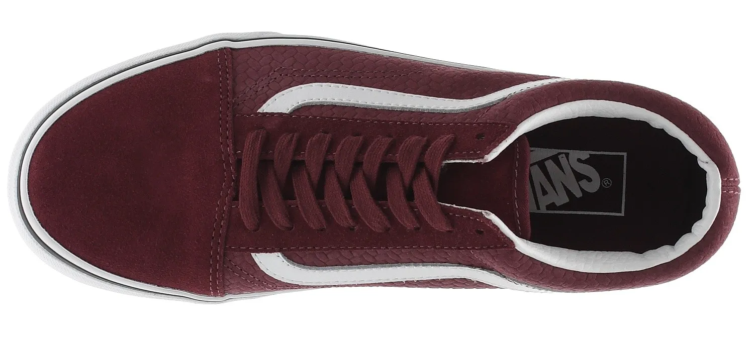 shoes Vans Old Skool Platform - Suede Emboss/Port Royale/True White