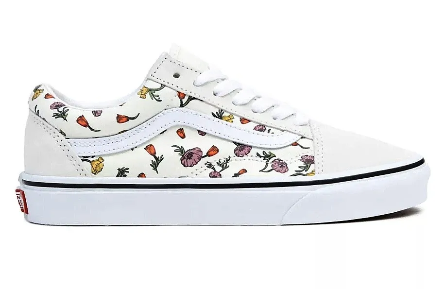 shoes Vans Old Skool - Poppy Floral Cream