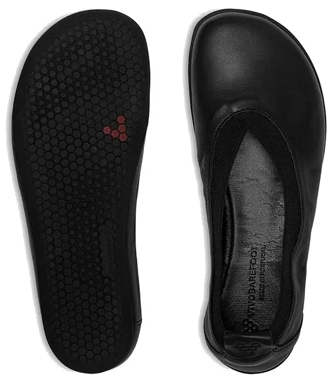 shoes Vivobarefoot Opanka Ballerina W - Obsidian - women´s