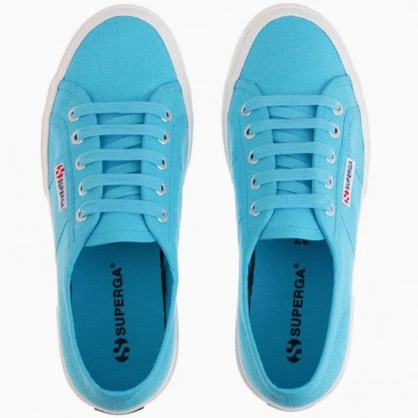 Superga Womens 2750 Cotu Classic in Blue Dusty