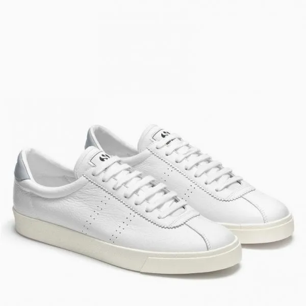 Superga Womens 2843 Club S Comfort in White Grey Blue