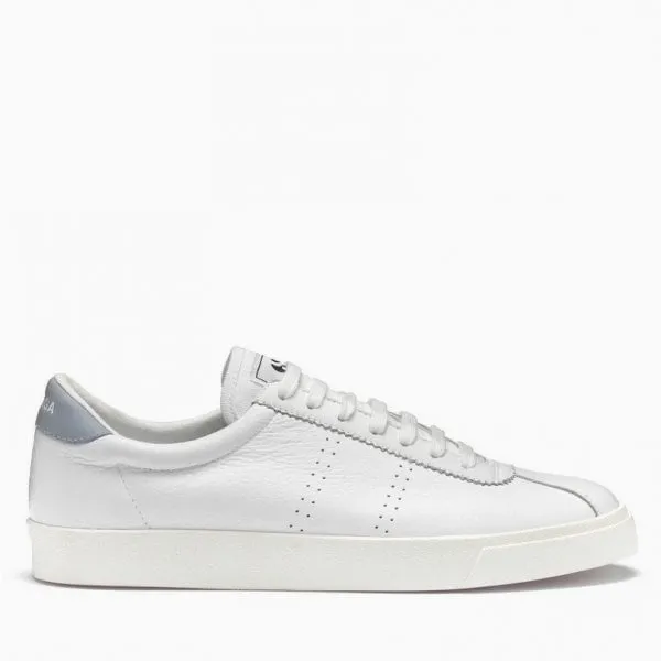 Superga Womens 2843 Club S Comfort in White Grey Blue