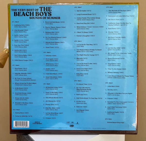 The Beach Boys ~ The Very Best Of The Beach Boys (Sounds Of Summer)