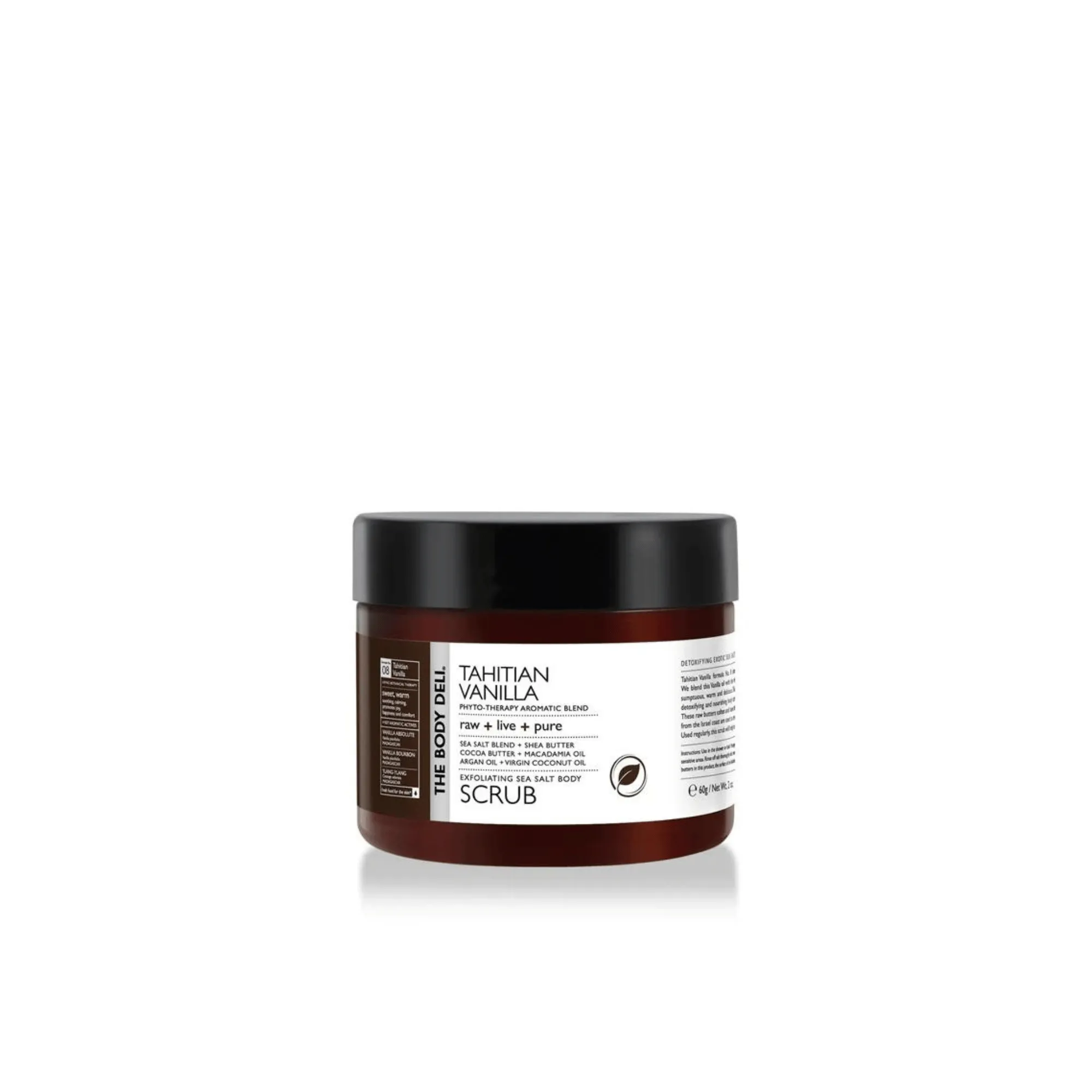 THE BODY DELI Exfoliating Sea Salt Body Scrub in Tahitian Vanilla