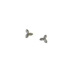 Triple Marquise Diamond Earrings