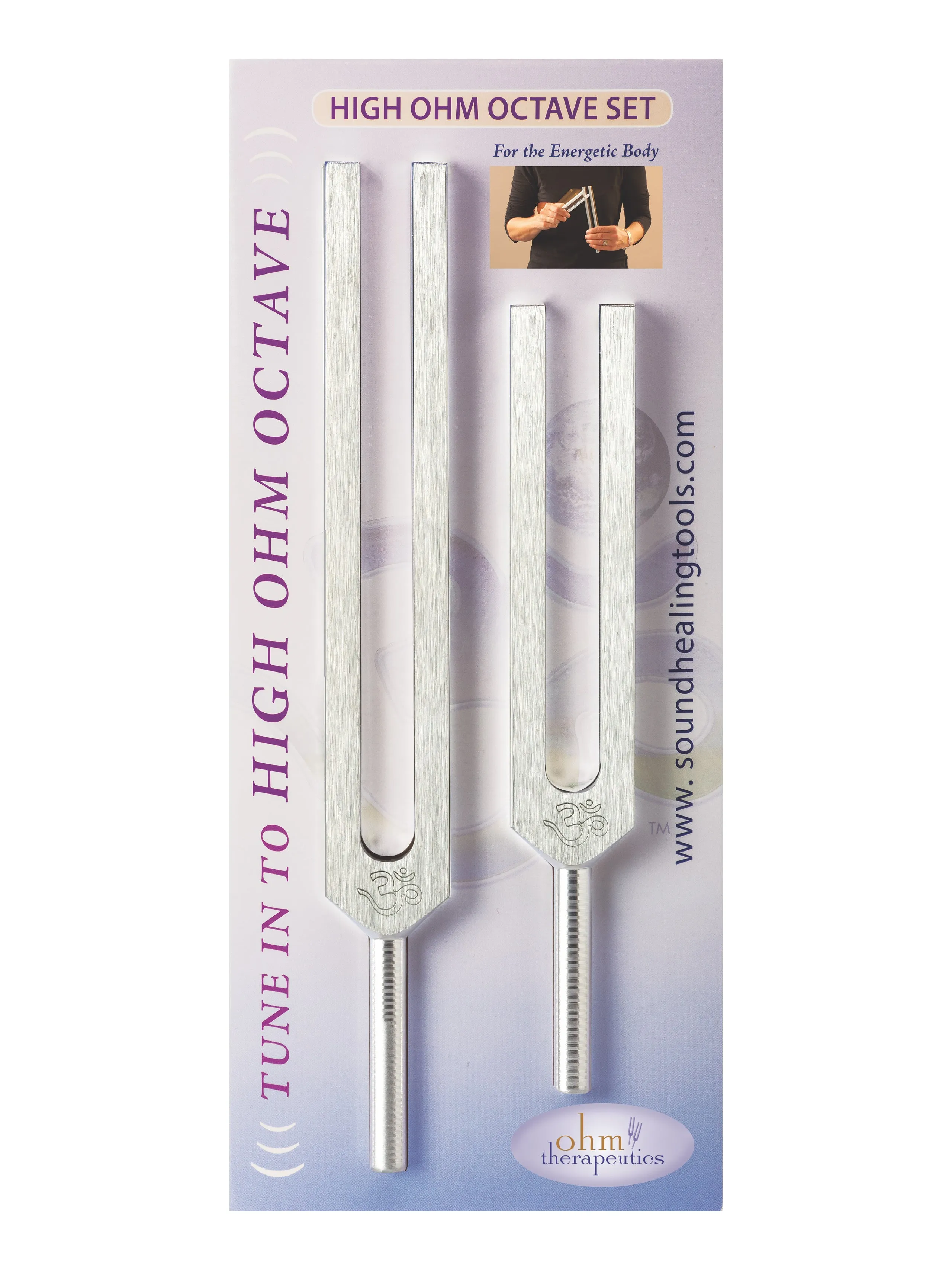 Tuning Fork - High OHM Octave Set - 272.2 & 544.4 hz