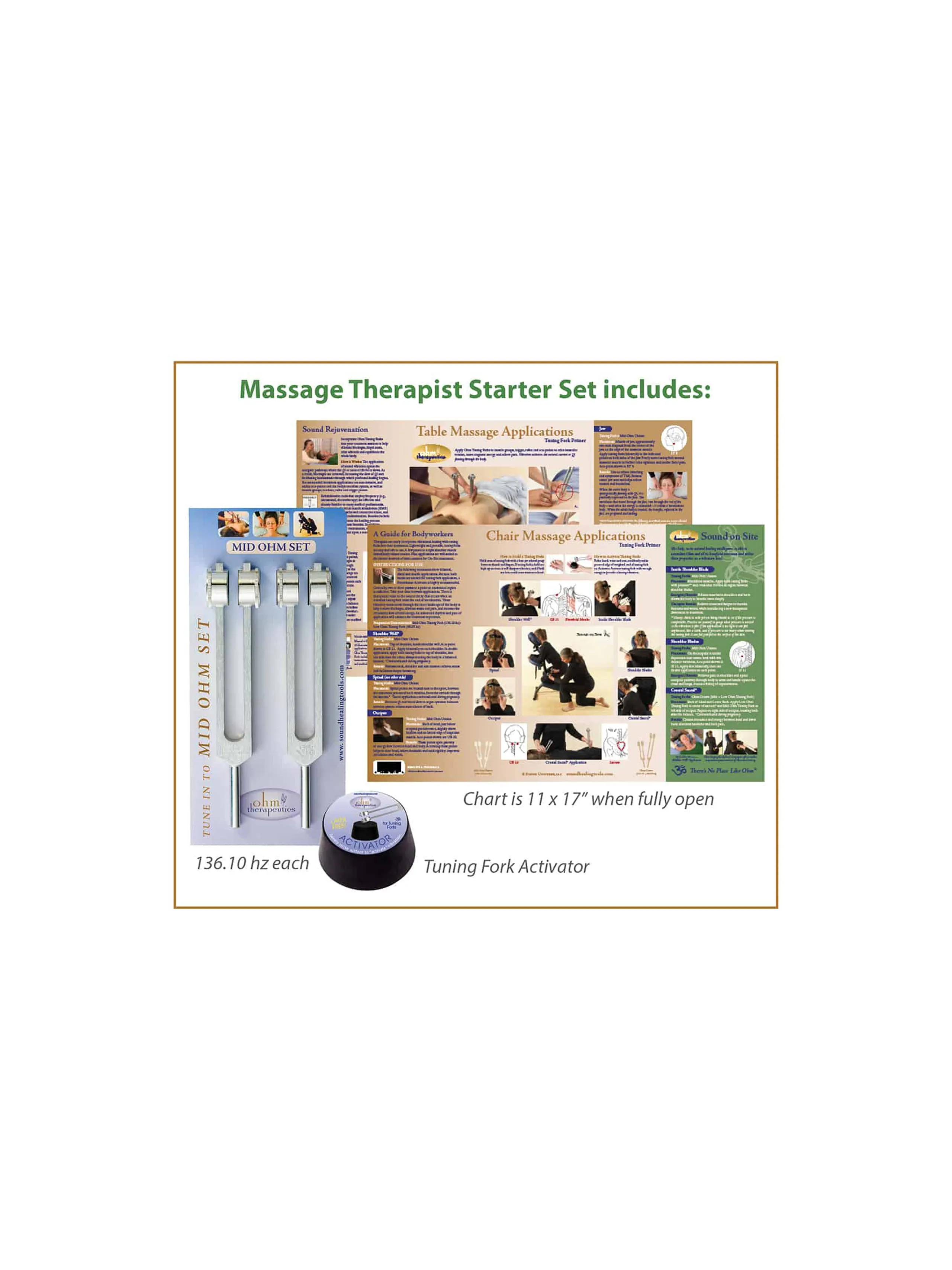 Tuning Fork - Massage Therapist Starter Set