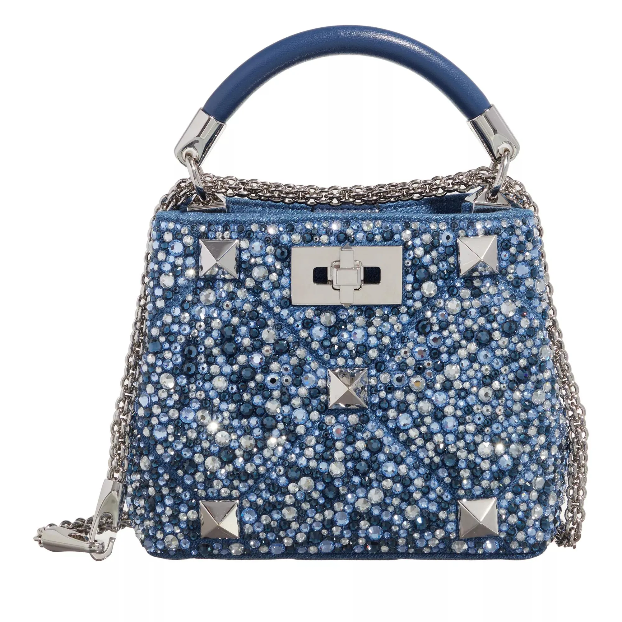 Valentino Garavani  Casual Style Denim Studded Bag Montana