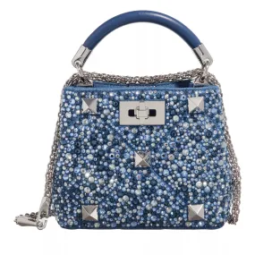 Valentino Garavani  Casual Style Denim Studded Bag Montana