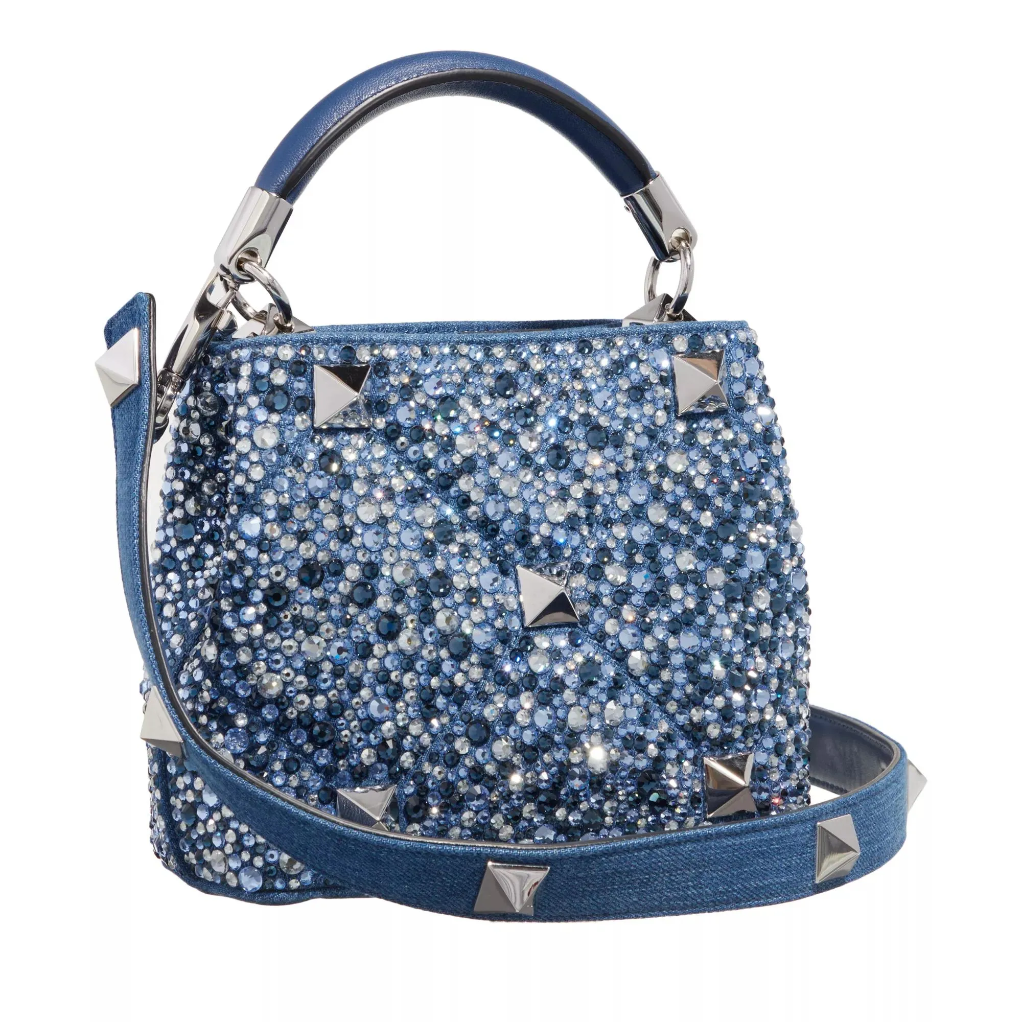 Valentino Garavani  Casual Style Denim Studded Bag Montana