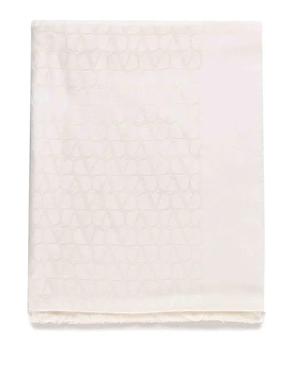 Valentino Garavani Toile Iconographe Stole In Silk And Wool