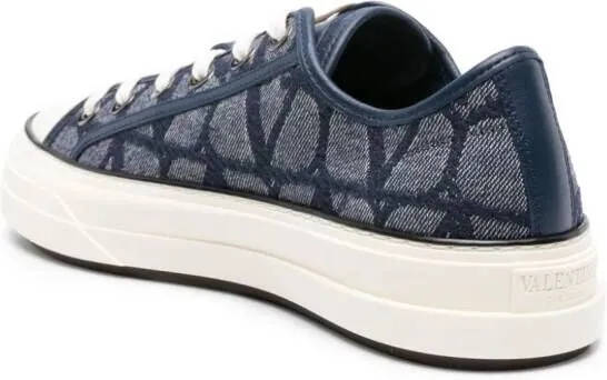 Valentino Garavani Toile Iconographe Totaloop denim sneakers Blue