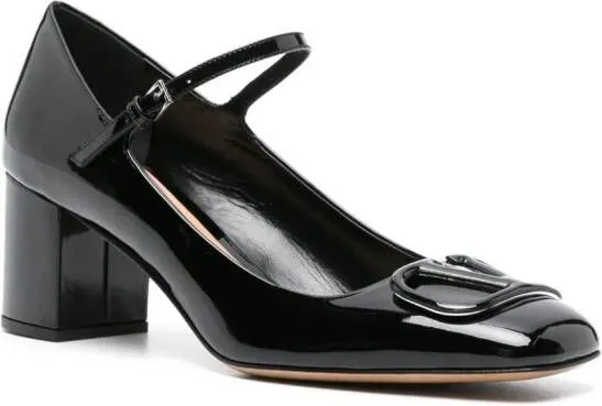 Valentino Garavani VLogo 60mm Mary Jane pumps Black