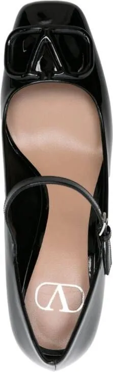 Valentino Garavani VLogo 60mm Mary Jane pumps Black