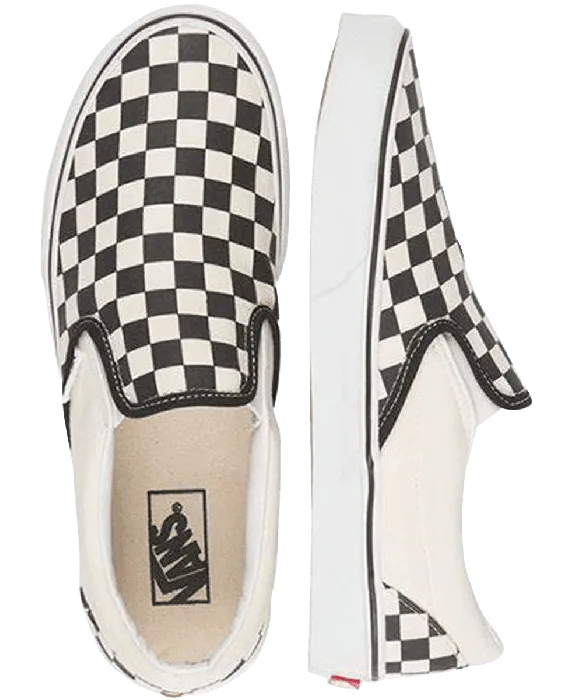 VANS CLASSIC SLIP ON CHECKERBOARD BOYS