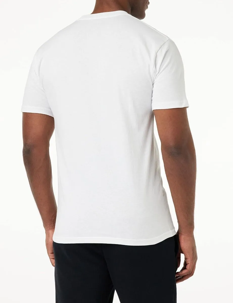 VANS Crew Neck Mini Script Logo T-Shirt White