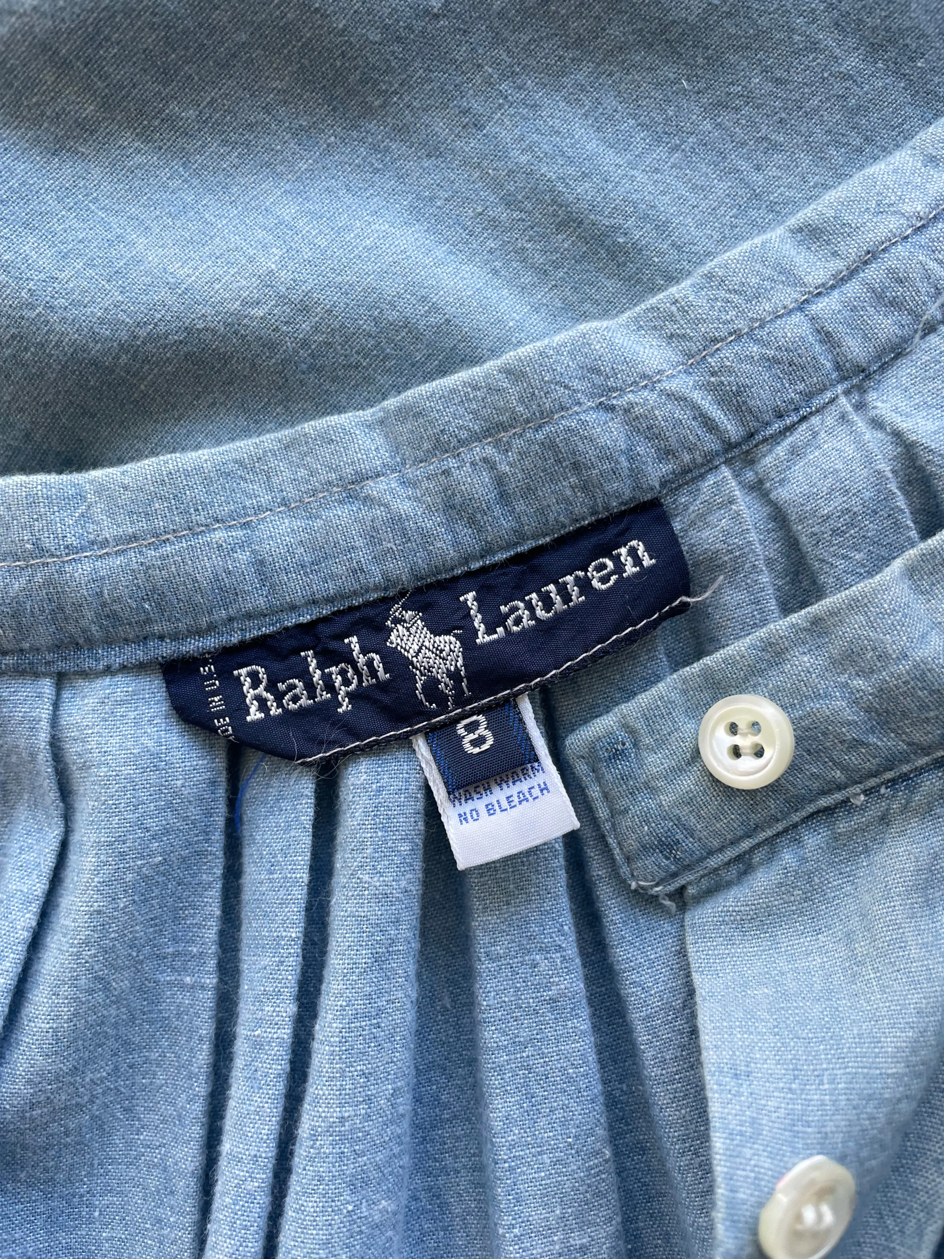 Vintage Ralph Lauren Chambray Skirt