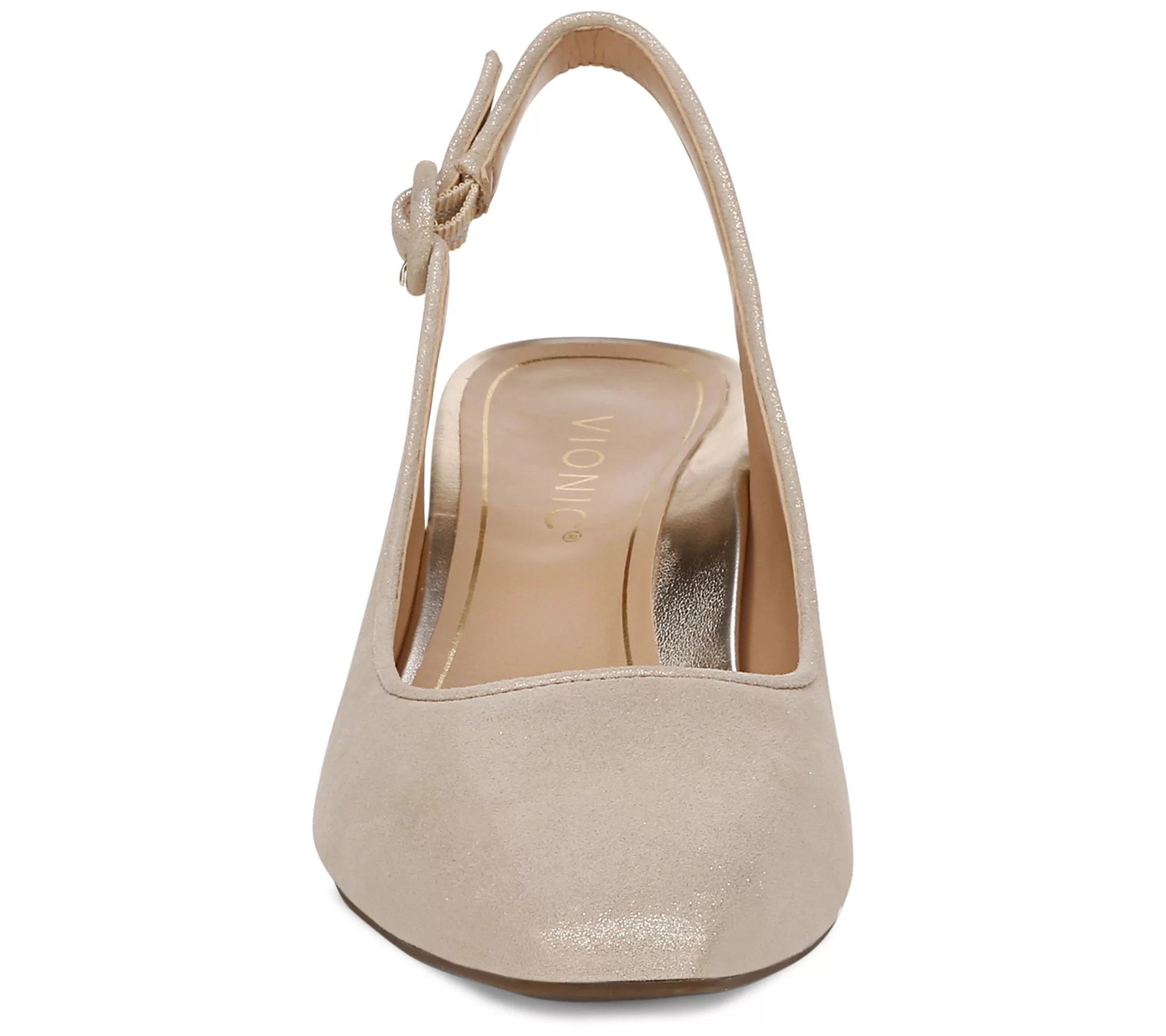 Vionic Leather or Suede Sling- Back Pumps - Perris