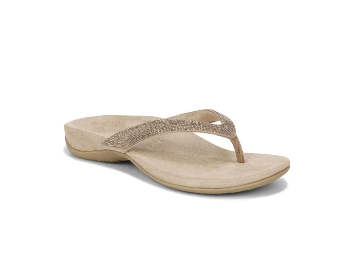 Vionic Women's Dillon Shine Toe Post Sandal