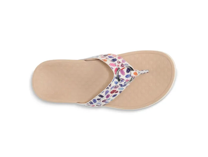 Vionic Women's Tide Aloe Confetti Toe Post Sandal