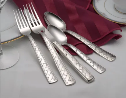 Weave Flatware Stainless Steel Made in USA 20pc Set