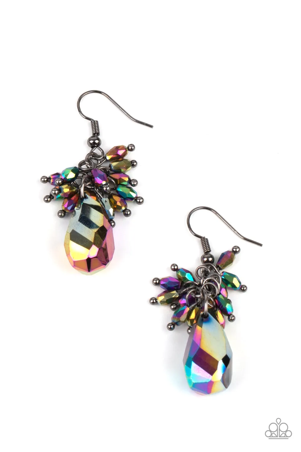 Well Versed in Sparkle - Multi Paparazzi Earrings