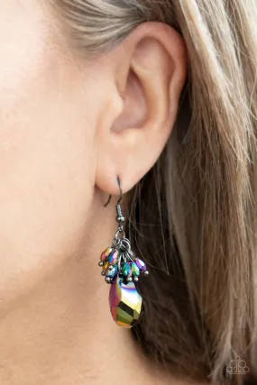 Well Versed in Sparkle - Multi Paparazzi Earrings