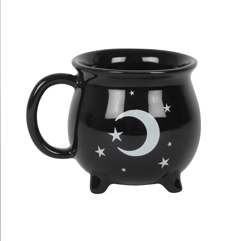 Witches Brew Ceramic Cauldron Tea Set